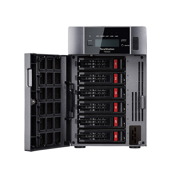 TeraStation TS5620DNシリーズ 6ドライブNAS 36TB