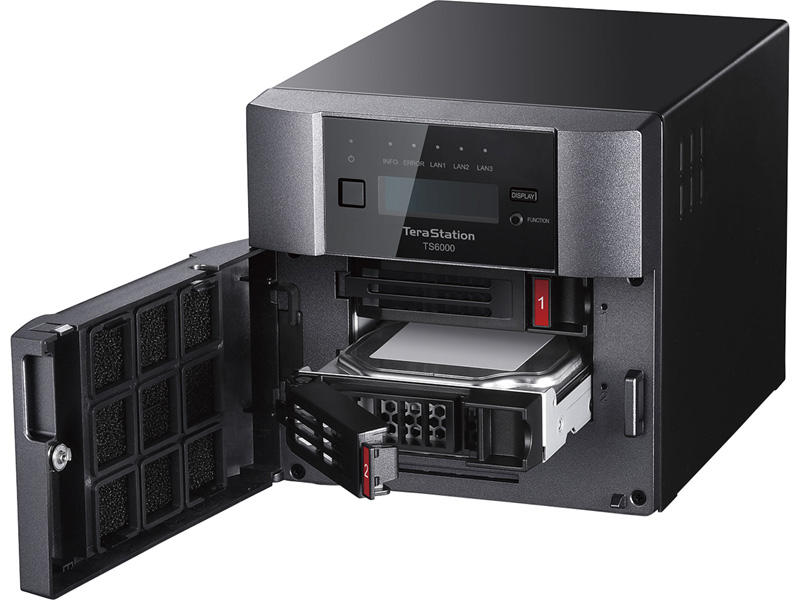 TeraStation TS6200DNシリーズ 2ベイ デスクトップNAS 2TB