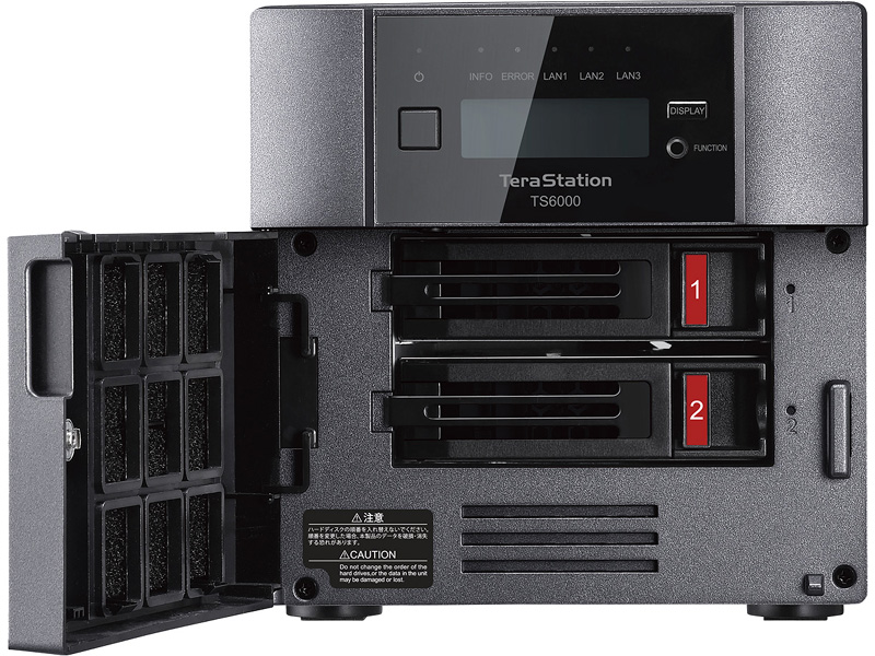 TeraStation TS6200DNシリーズ 2ベイ デスクトップNAS 4TB