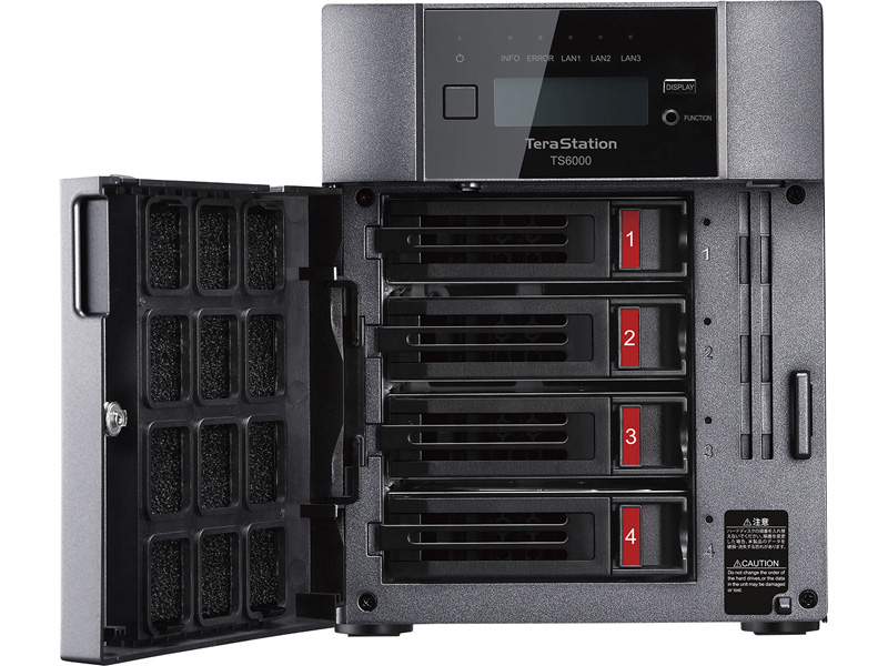TeraStation TS6400DNシリーズ 4ベイ デスクトップNAS 4TB