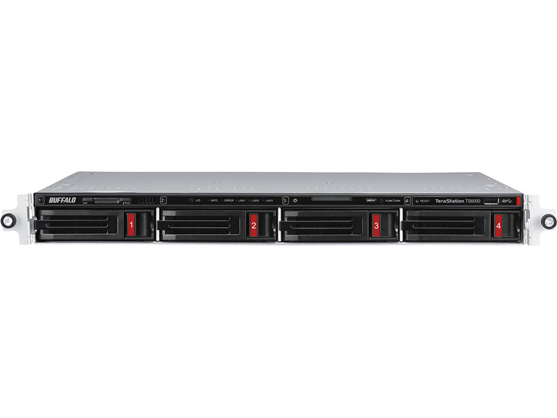 TeraStation TS6400RNシリーズ 4ベイ ラックマウントNAS 8TB