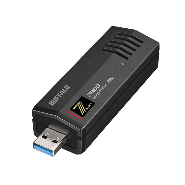 Wi-Fi 7対応 11be/ax/ac/n/a/g/b 2882Mbps USB無線LAN子機