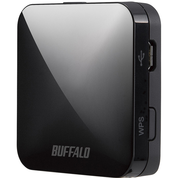 無線LAN親機 11ac/n/a/g/b 433/150Mbps トラベルルーター ブラック