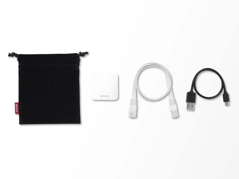 無線LAN親機 11ac/n/a/g/b 433/150Mbps トラベルルーター ホワイト