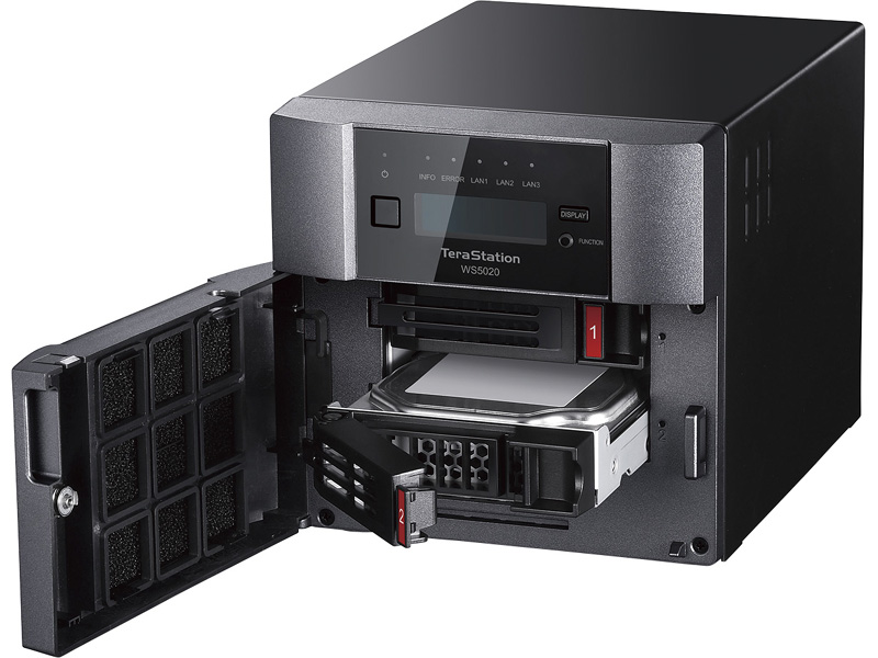 TeraStation WS IoT 2022 for Storage Workgroup Edition搭載デスクトップNAS 2ベイ 16TB