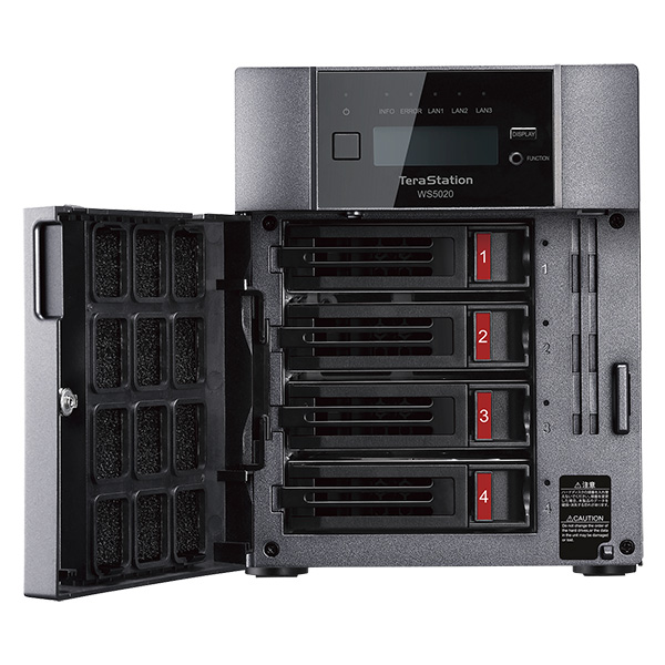 TeraStation WSIoT 2025ST デスクトップ 4ベイ 8TB