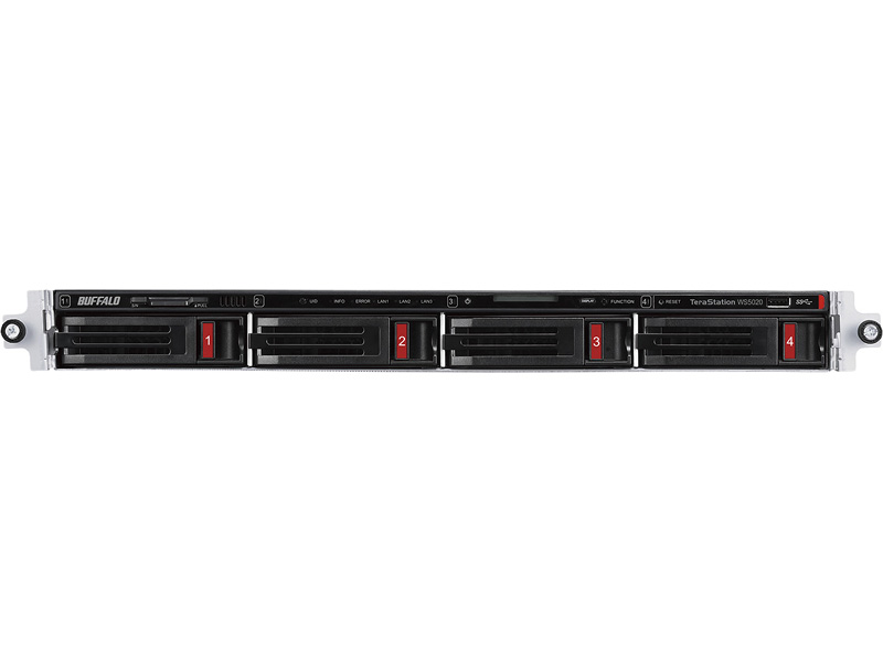 TeraStation WS IoT 2022 for Storage Workgroup Edition搭載ラックマウントNAS 4ベイ 8TB