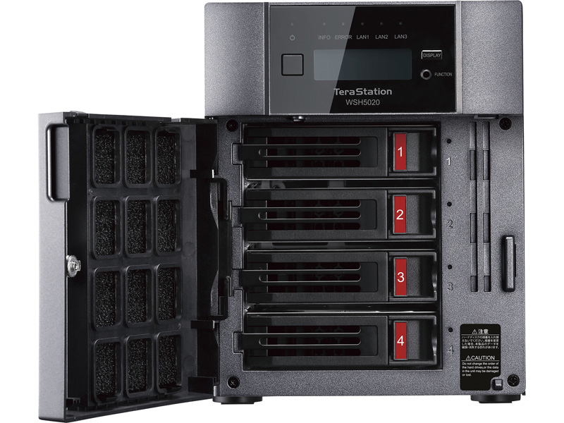 TeraStation WSS2022WG H/W RAID Desk 4ベイNAS 16TB