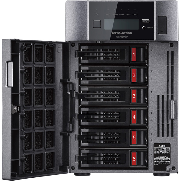 TeraStation WSS2022ST H/W RAID Desk 6ベイNAS 12TB