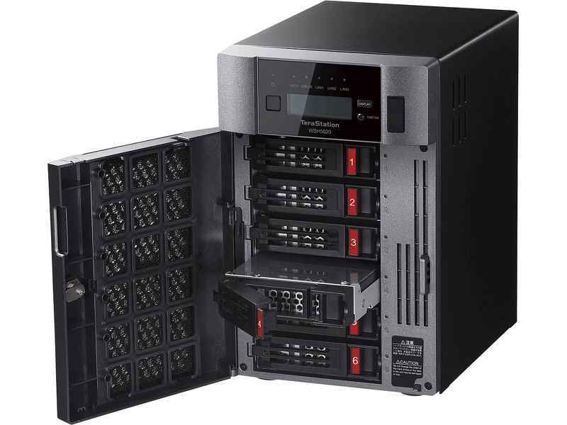 TeraStation WSS2022ST H/W RAID Desk 6ベイNAS 24TB