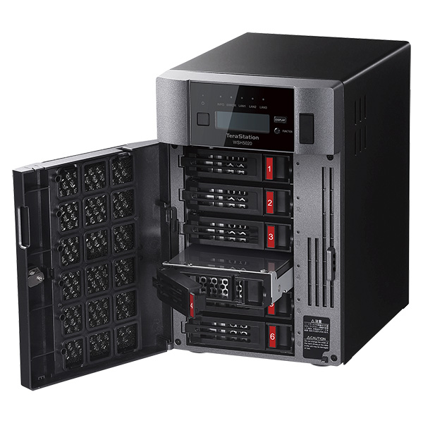 TeraStation WSS2025ST ハードウェアRAID デスクトップ型6ベイNAS 36TB