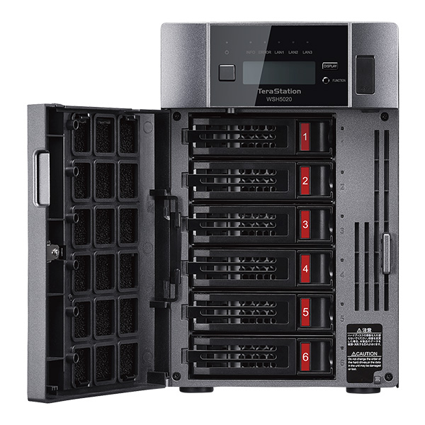 TeraStation WSS2025ST ハードウェアRAID デスクトップ型6ベイNAS 48TB