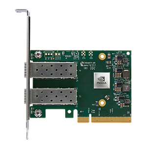 ConnectX-6 Lx EN adapter card、25GbE、Dual-port SFP28、PCIe 4.0 x8、No Crypto、Tall Bracket