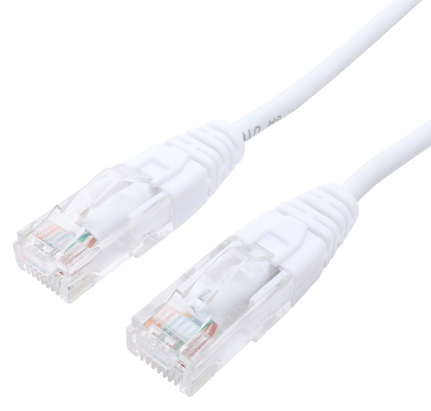 CAT6A LANケーブル 抜きやすい ホワイト 1.5m
