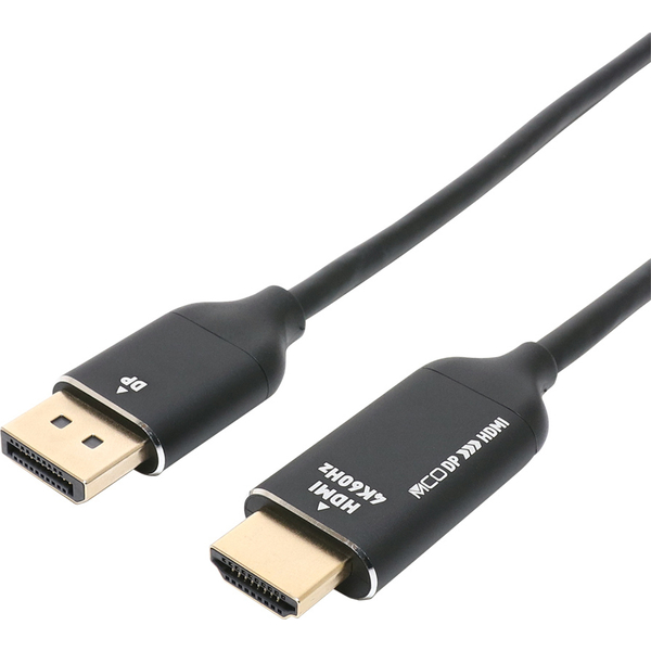DisplayPort - HDMI 変換ケーブル 2m 4K60Hz
