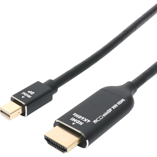 miniDisplayPort - HDMI 変換ケーブル 2m 4K60Hz