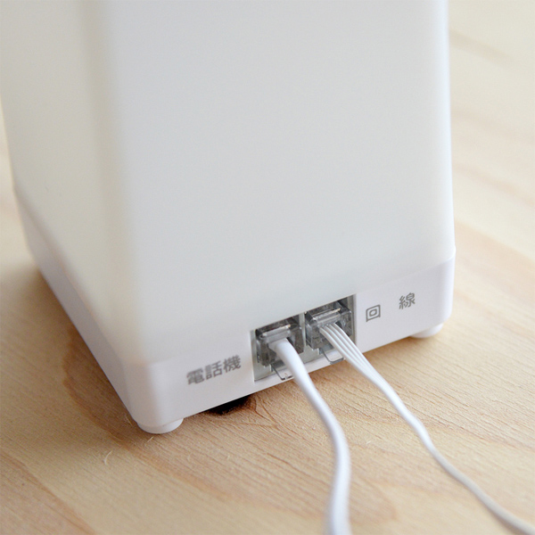 電話着信お知らせアダプタ フラッシュリンガー 6極2芯 据え置きタイプ
