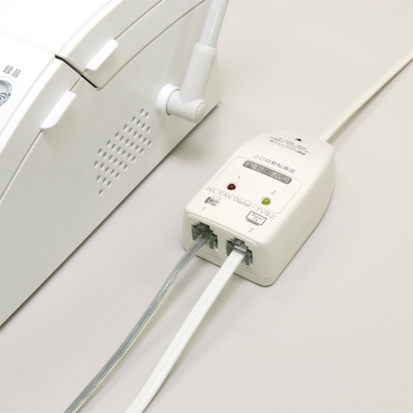 電話回線 2分配切替器 自動切替タイプ