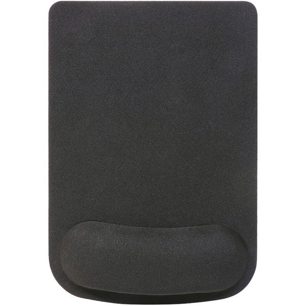 リストレスト付マウスパッド ブラック