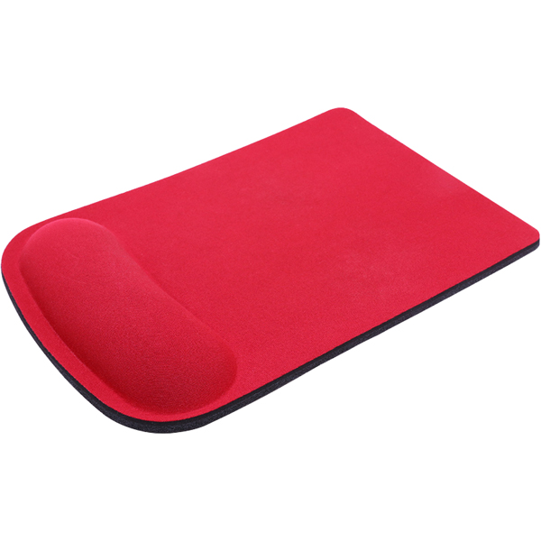 リストレスト付マウスパッド レッド