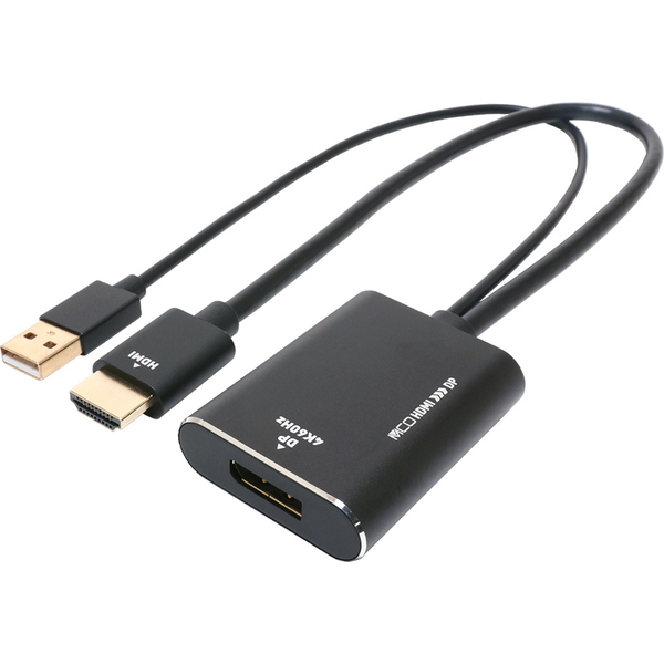 HDMI - DisplayPort 変換アダプタ 4K60Hz