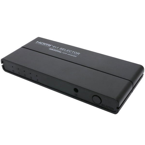 4K60Hz対応HDMI切替器 4入力1出力