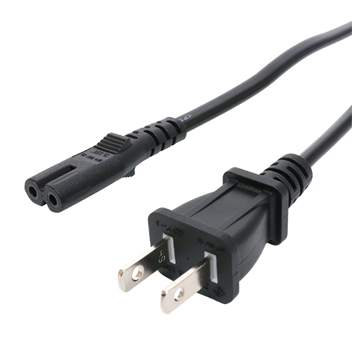 海外対応電源ケーブル 0.6m Aタイプ 100-250V対応