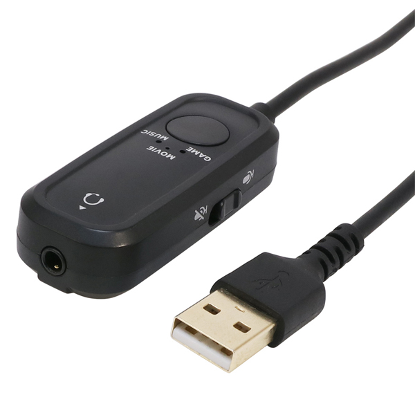 オーディオUSB変換アダプタ 4極 多機能タイプ