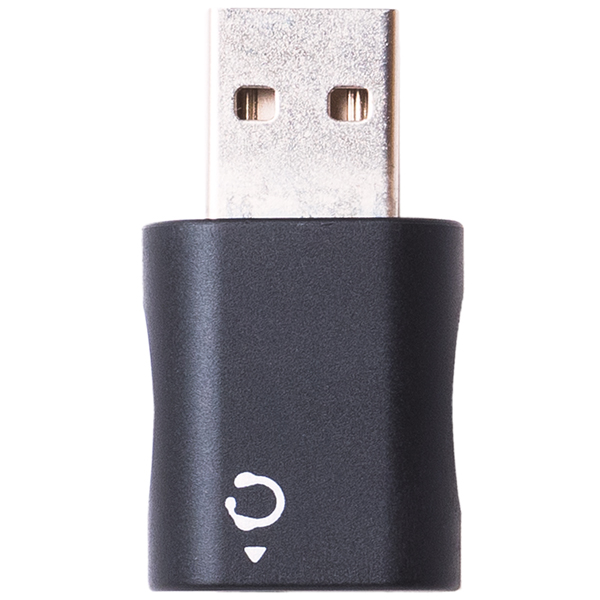 オーディオ変換アダプタ USBポート - 3.5mmミニジャック 4極タイプ