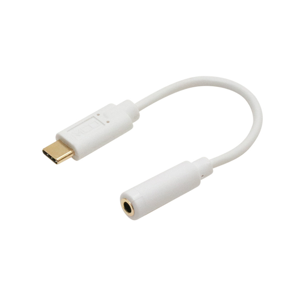USB Type-C - イヤホン変換アダプタ DAC内蔵 ホワイト