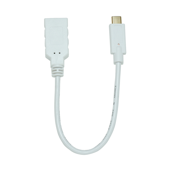 USB3.1 Type-C Gen2 ホストケーブル 0.15m ホワイト