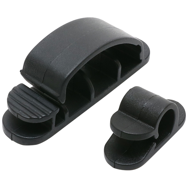 ケーブルホルダー 大小セット ブラック