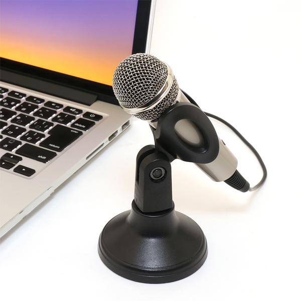 台座付きPC用マイク USBタイプ