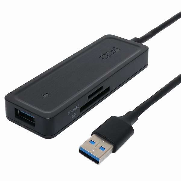 USB3.2 Gen2対応USBハブ カードリーダ USB A ブラック