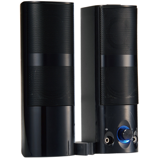 2WAY USBコンパクトスピーカー ブラック