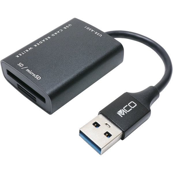 SDカードリーダ ライタ USB3.2 Gen1 USB-A ブラック