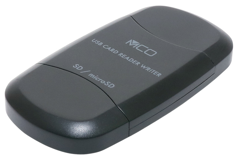 SDカードリーダ・ライタ USB3.2Gen1対応 USB-A スロットカバー付