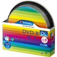 DVD-R DL 8.5GB PCデータ用 8倍速対応 10枚スピンドルケース入り ワイド印刷可能