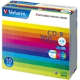 CD-R 700MB PCデータ用 48倍速対応 10枚スリムケース入り ワイド印刷可能