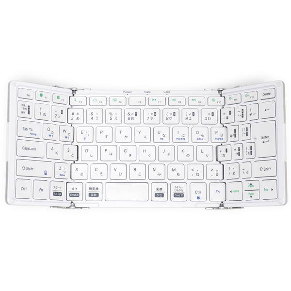 日本語配列 折り畳み式 Bluetoothキーボード MOBO Keyboard 2 ホワイト