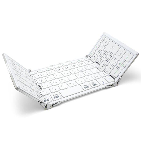 日本語配列 折り畳み式 Bluetoothキーボード MOBO Keyboard 2 ホワイト