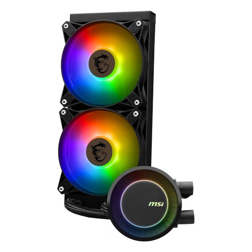 240mmラジエーター搭載水冷CPUクーラー（ブラックカラー） / Intel LGA 1150/1151/1155/1156/1200/1700 / AMD Soket: AM5/AM4対応