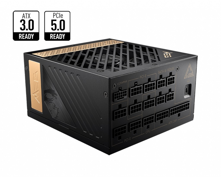 ATX3.0 GEN5対応 1300W 80PLUS PlatinumフルモジュラーATX電源