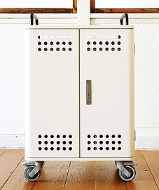 タブレットPC 充電保管庫 Tablet*Cart FOUR-r 40台収納キャビネット 白色 タップレスタイプ