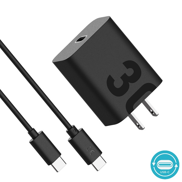 TurboPower 30USB-C USB-PD QC4.0 and 1m USB-C to C cable