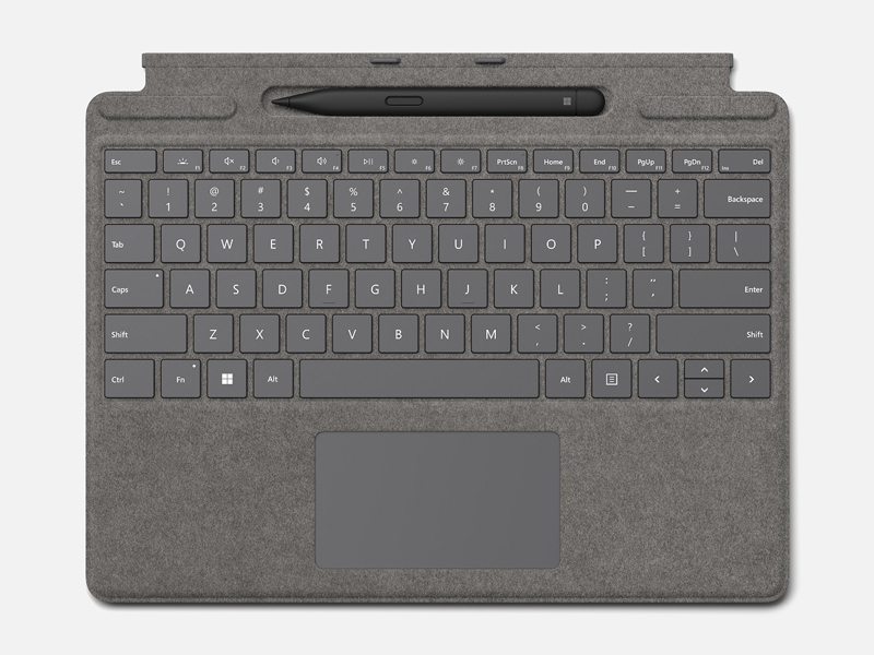 Surface Pro キーボード （ペン収納付き/スリム ペン付き）(プラチナ) 13インチ用