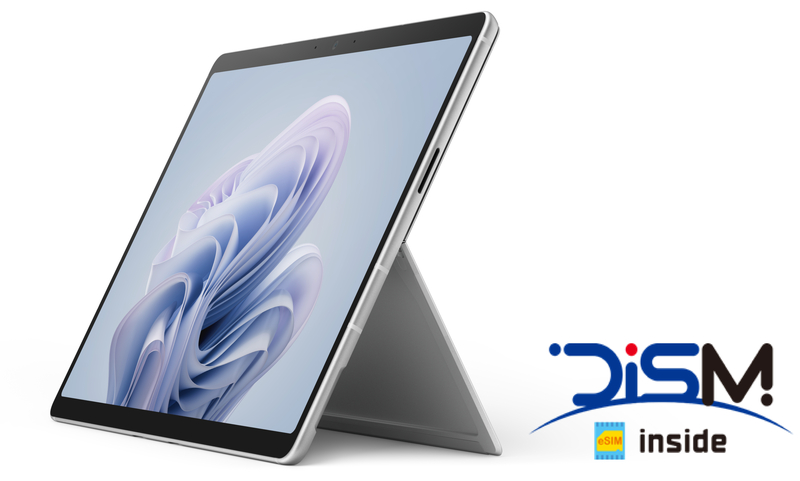 【DIS専用：DiS mobile inside】Surface Pro 10 with 5G(Core Ultra 5/16GB/256GB/Windows 11 Pro/プラチナ/eSIMデータ通信4年間・無制限利用権付)