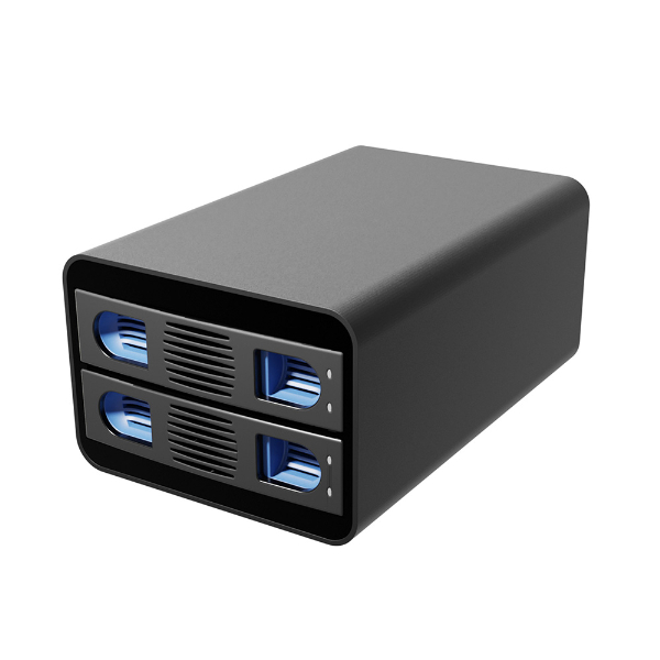 SATA3.5インチ＆2.5インチ両対応HDD2台ケース RAID TOWER 2