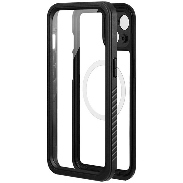 iPhone 15 高速充電対応 防水・防塵・耐衝撃ケース「SLIM DIVER Charge(スリムダイバー チャージ)」 ブラック