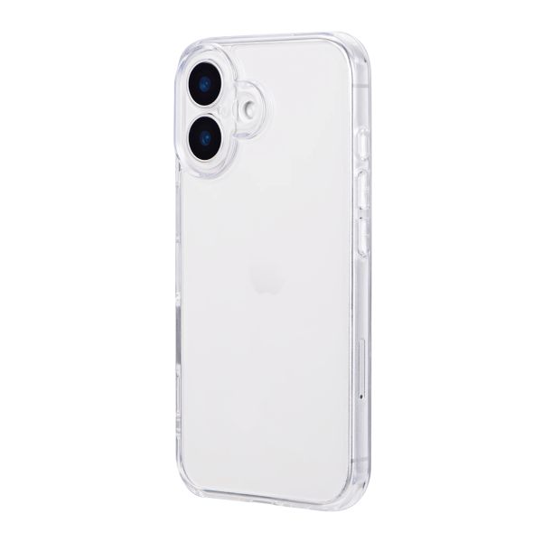 iPhone 16 耐傷・耐衝撃ハイブリッドケース 「UTILO Hybrid 精密設計」 クリア